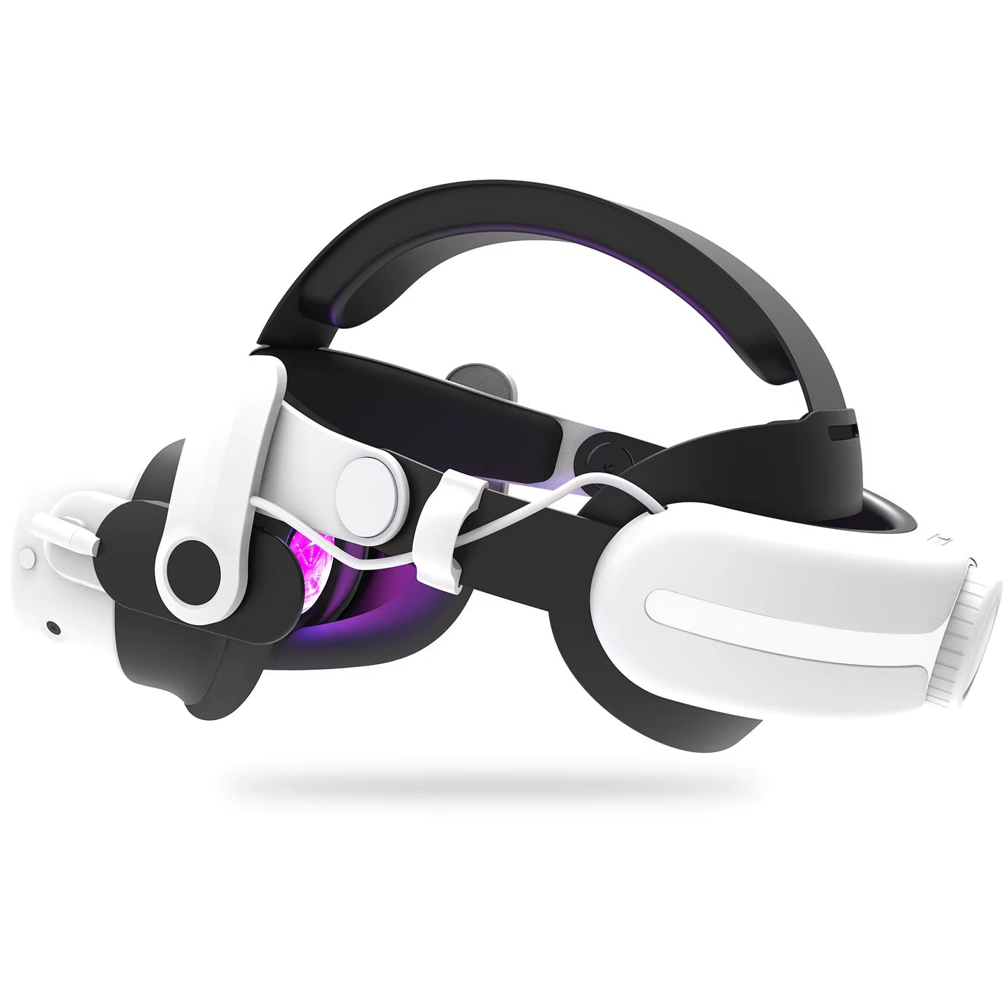 For Oculus/Meta Quest 3 and Meta Quest 3S Battery Head Strap VR Accessory Extended Playtime Adjustable Comfort Design